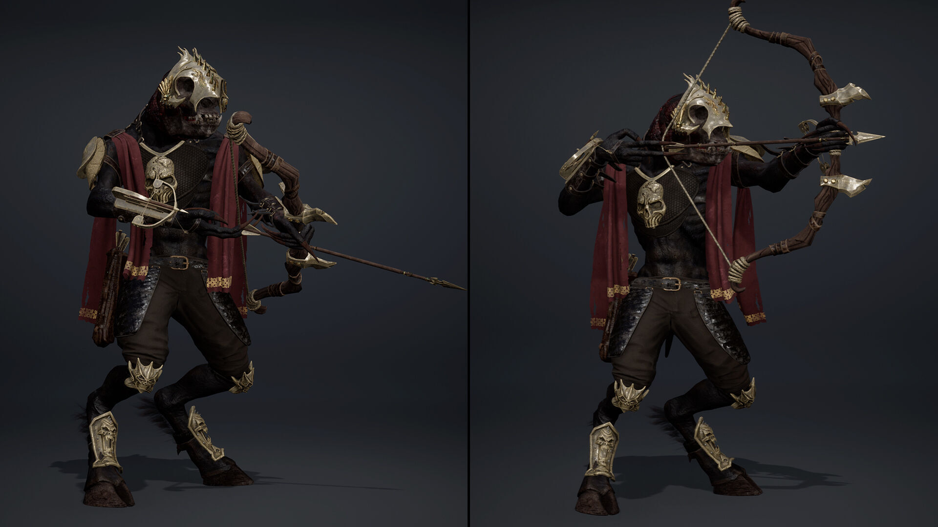 Gloom Archer Low-poly 3D model_26