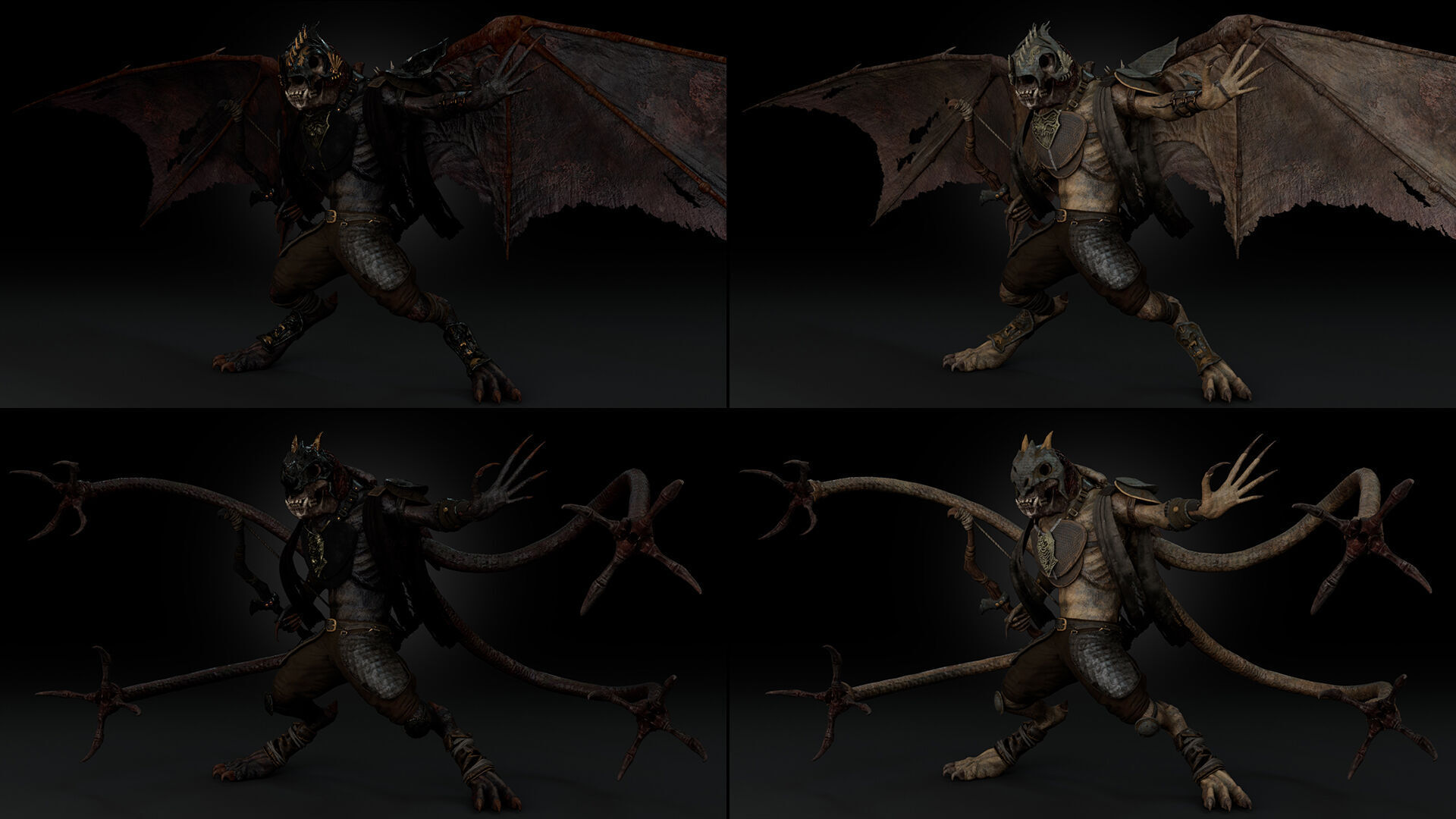 Gloom Archer Low-poly 3D model_52