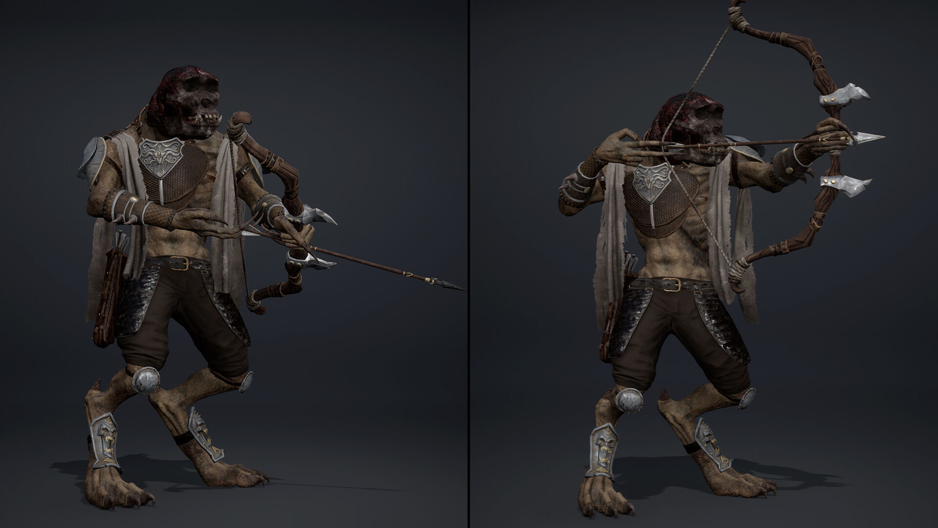 Gloom Archer Low-poly 3D model_21