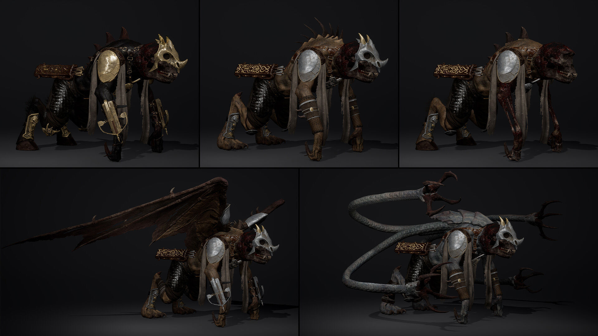 Gloom Archer Low-poly 3D model_19