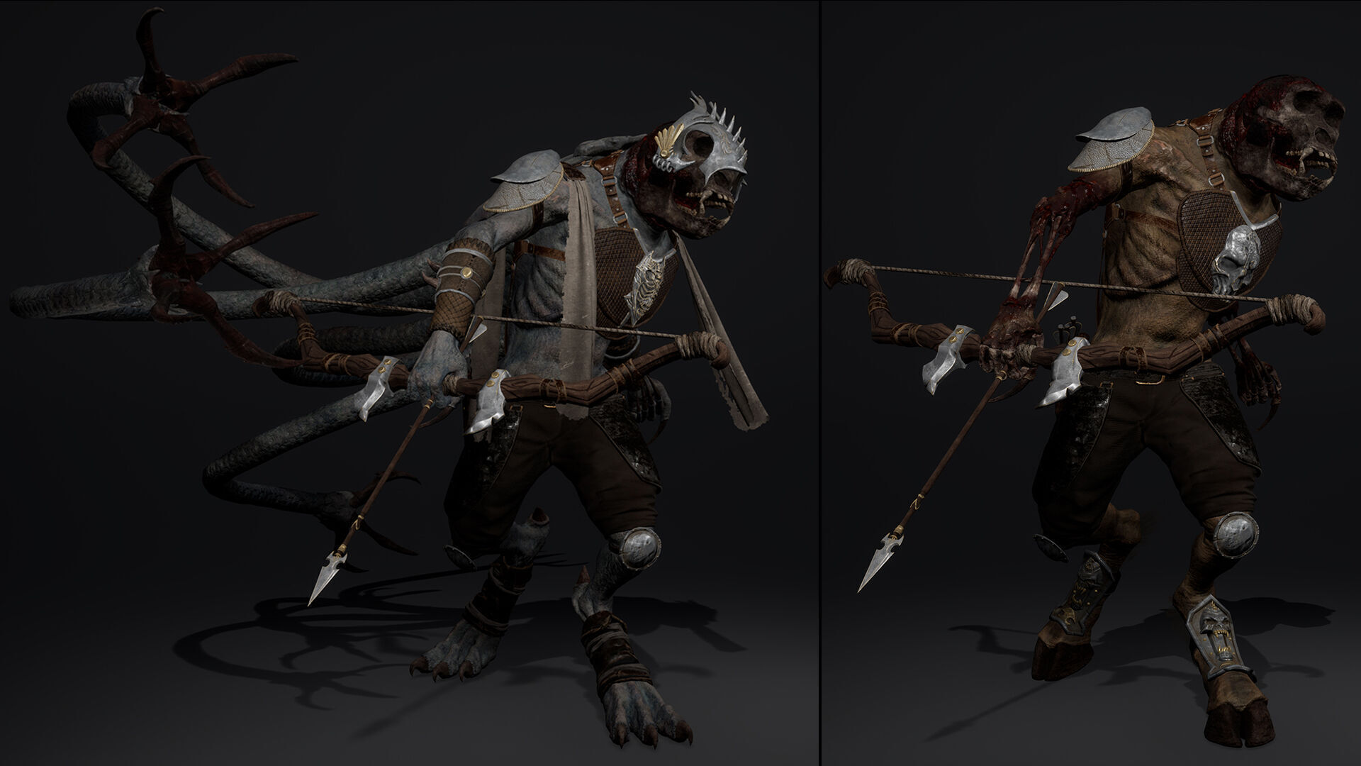 Gloom Archer Low-poly 3D model_16