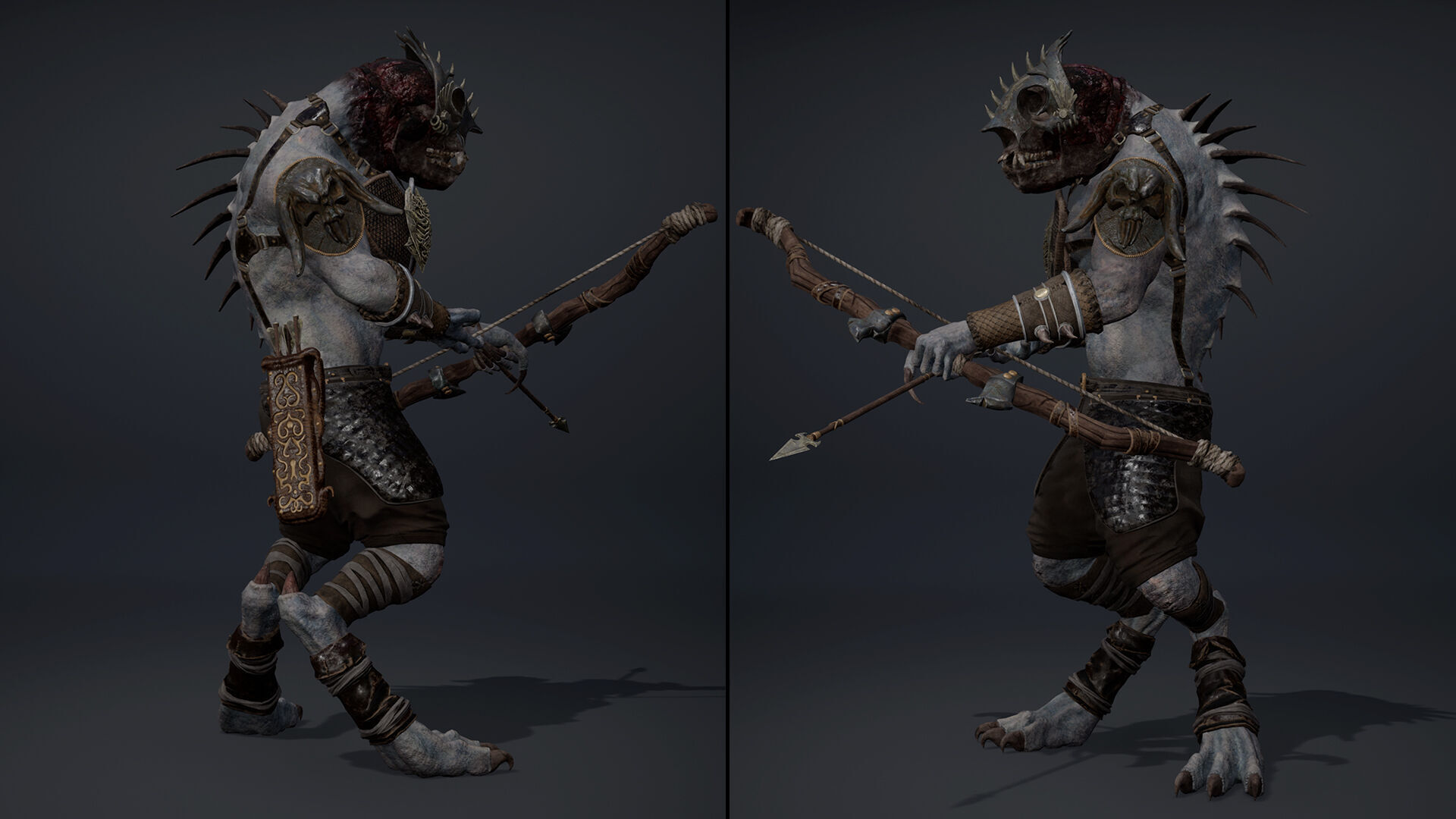 Gloom Archer Low-poly 3D model_30