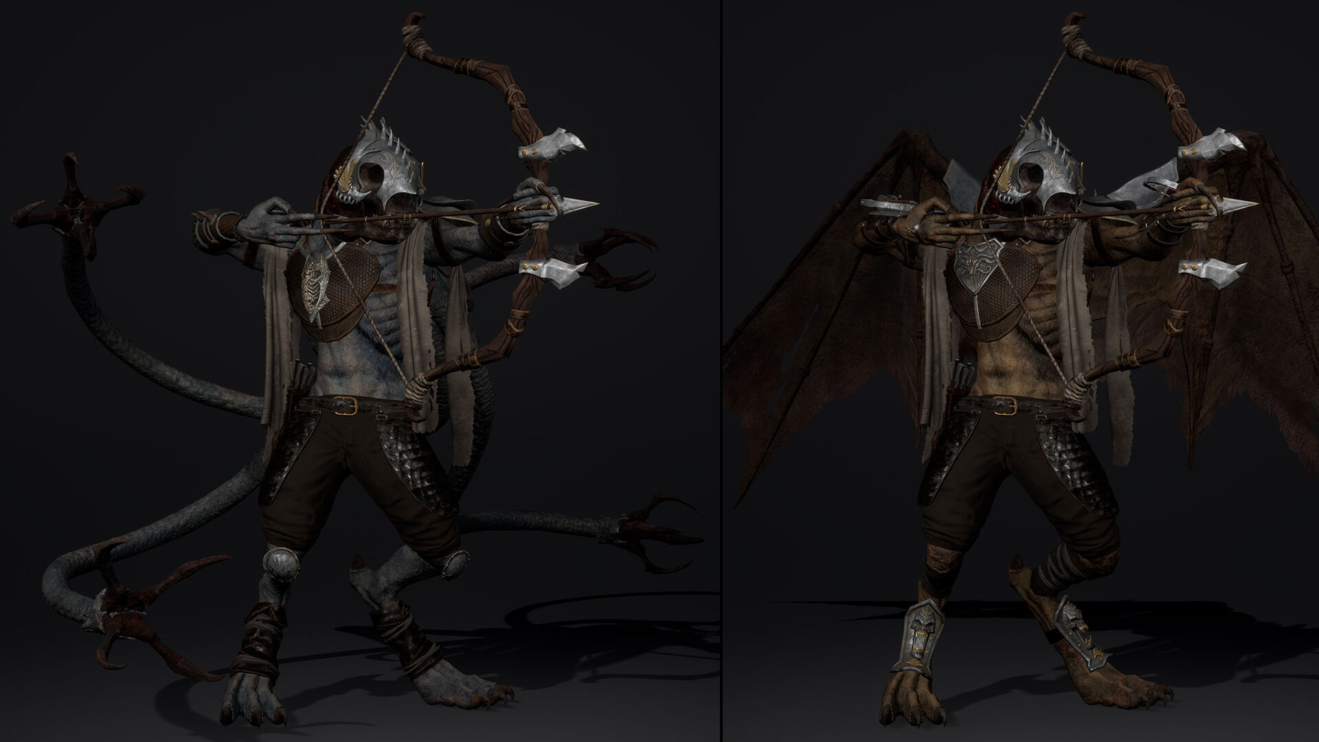 Gloom Archer Low-poly 3D model_13