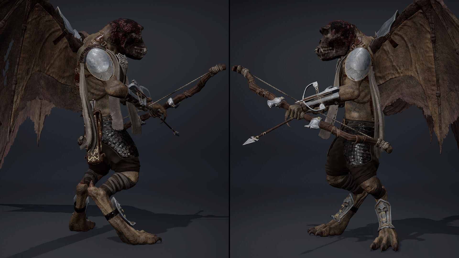 Gloom Archer Low-poly 3D model_34