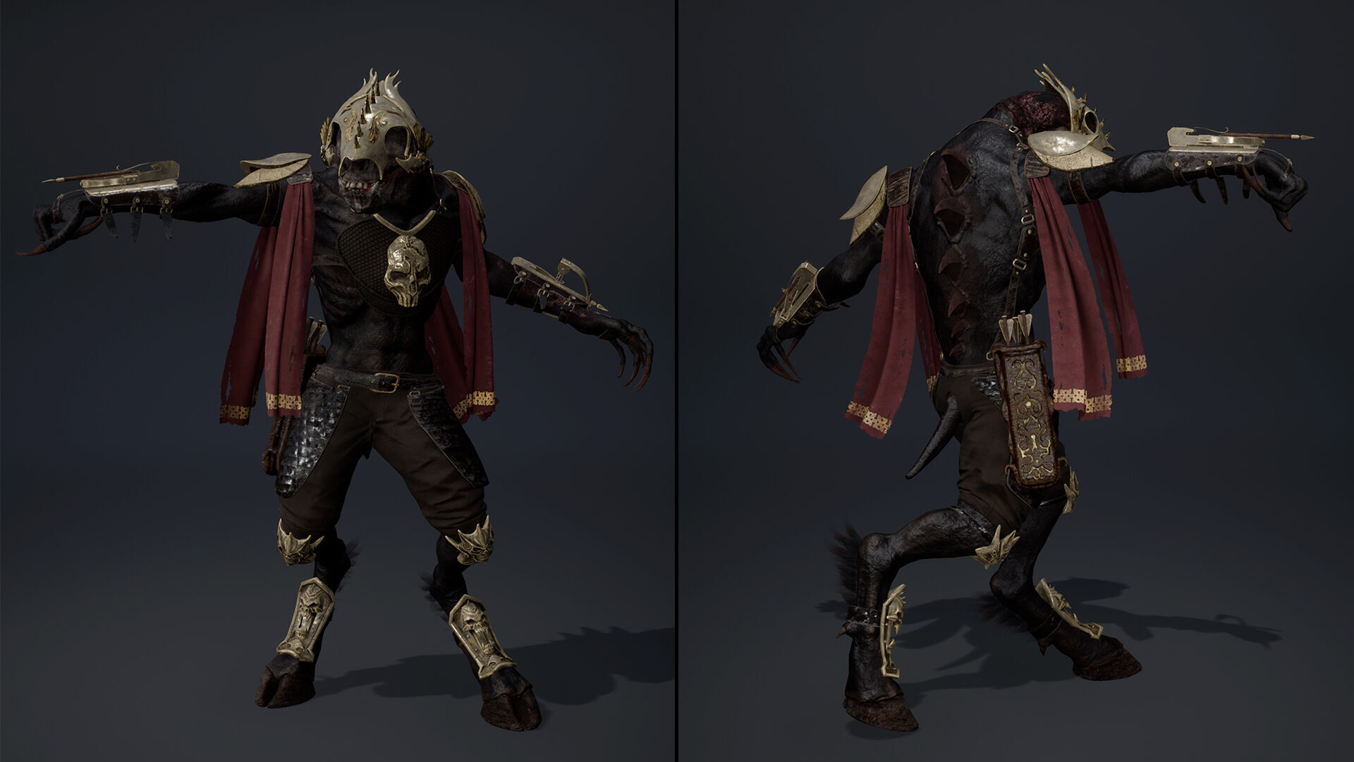 Gloom Archer Low-poly 3D model_29