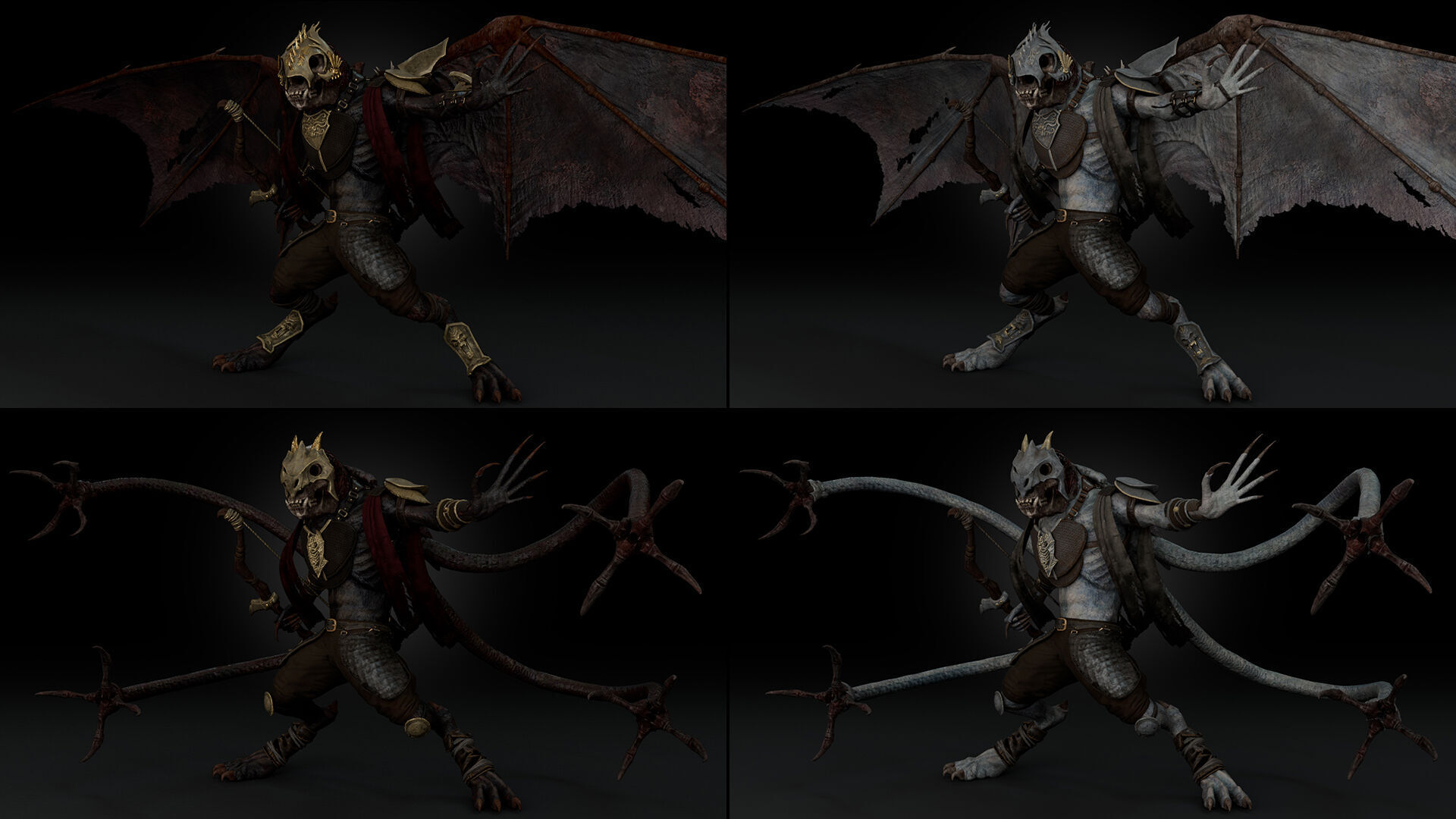 Gloom Archer Low-poly 3D model_53