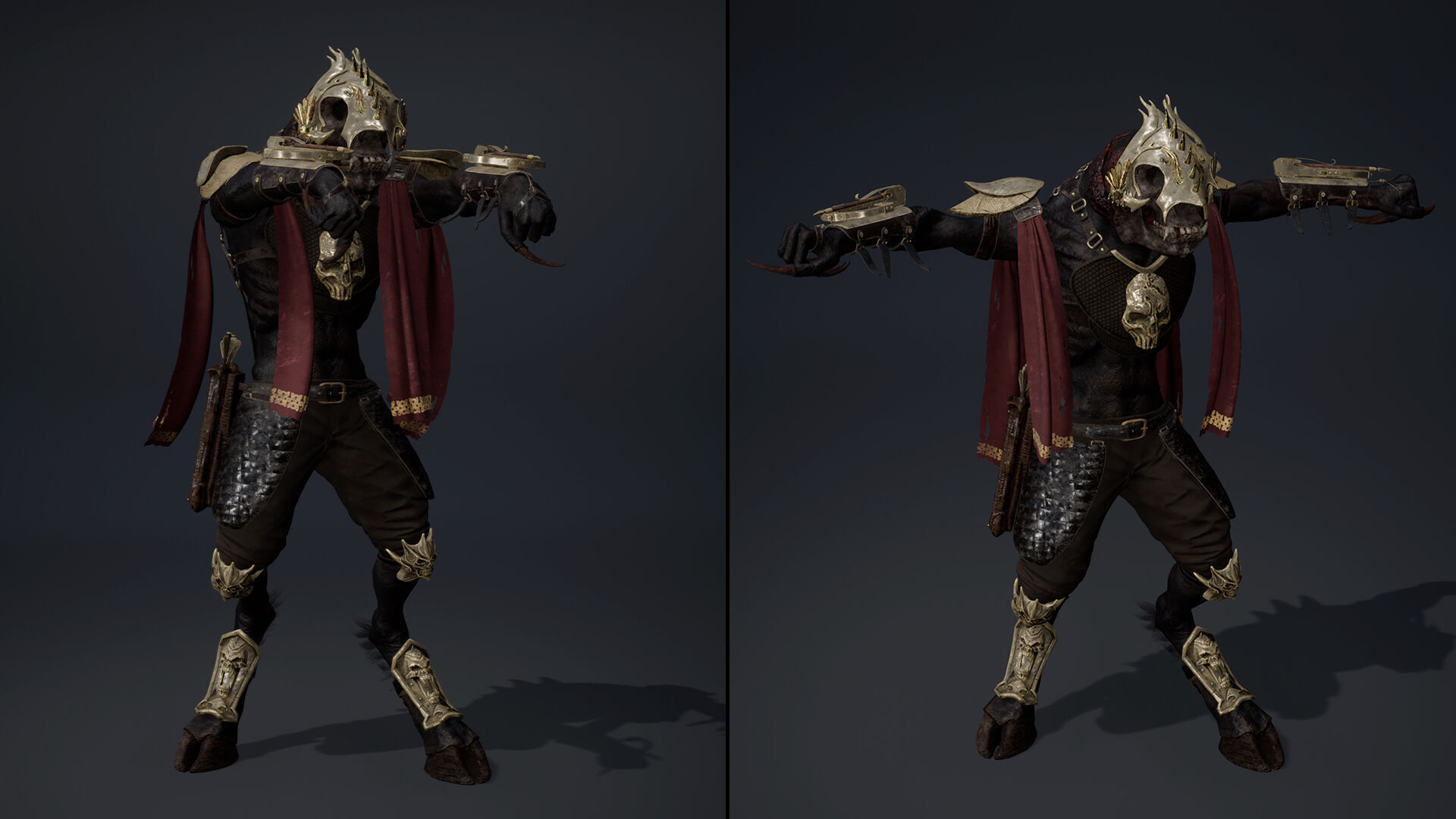 Gloom Archer Low-poly 3D model_28