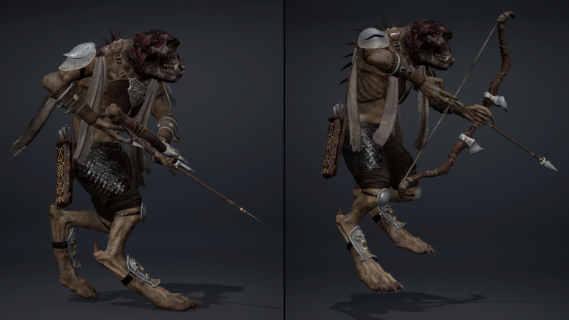 Gloom Archer Low-poly 3D model_23