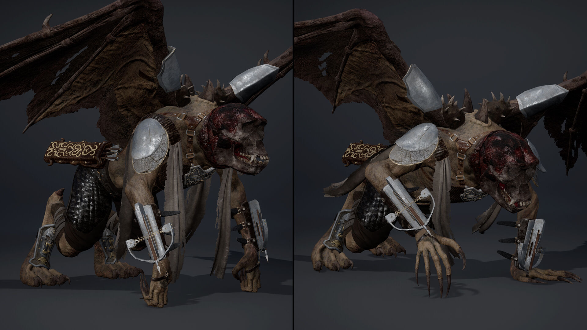 Gloom Archer Low-poly 3D model_35