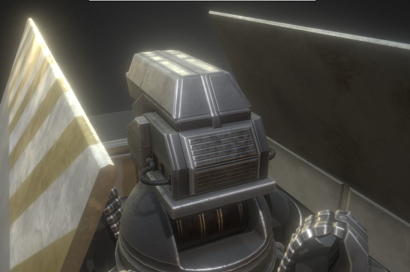 Futuristic Tower Collection Low-poly 3D model_155