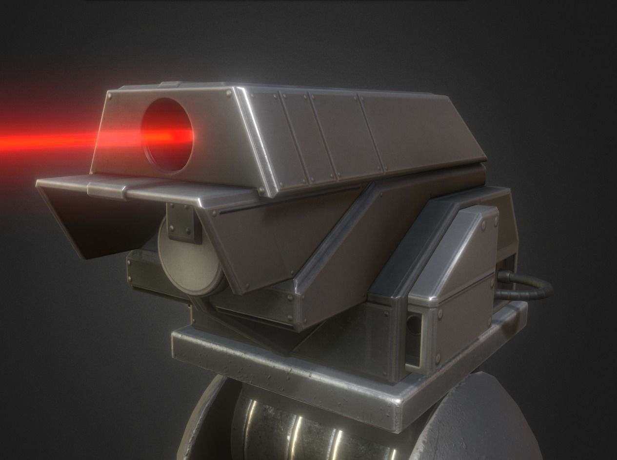 Futuristic Tower Collection Low-poly 3D model_22