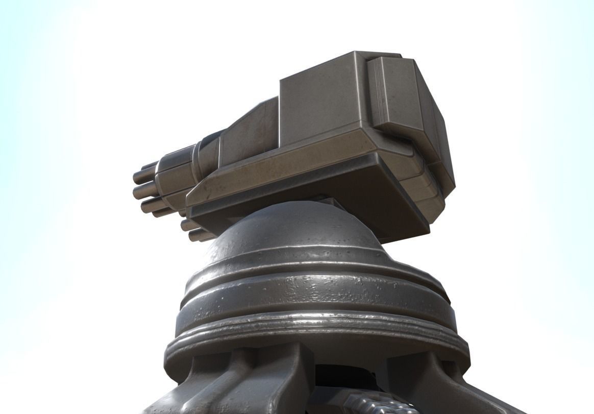 Futuristic Tower Collection Low-poly 3D model_60