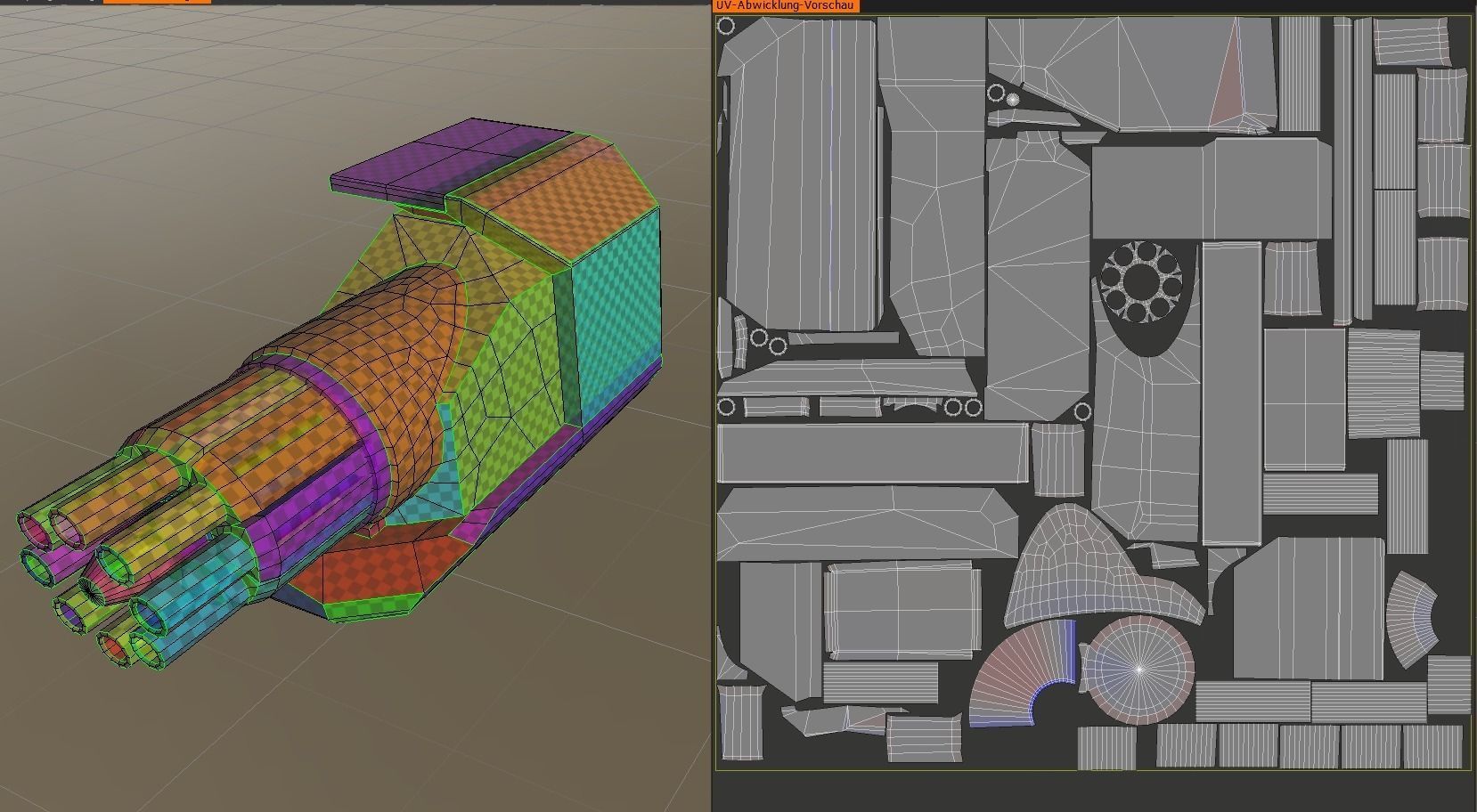 Futuristic Tower Collection Low-poly 3D model_142