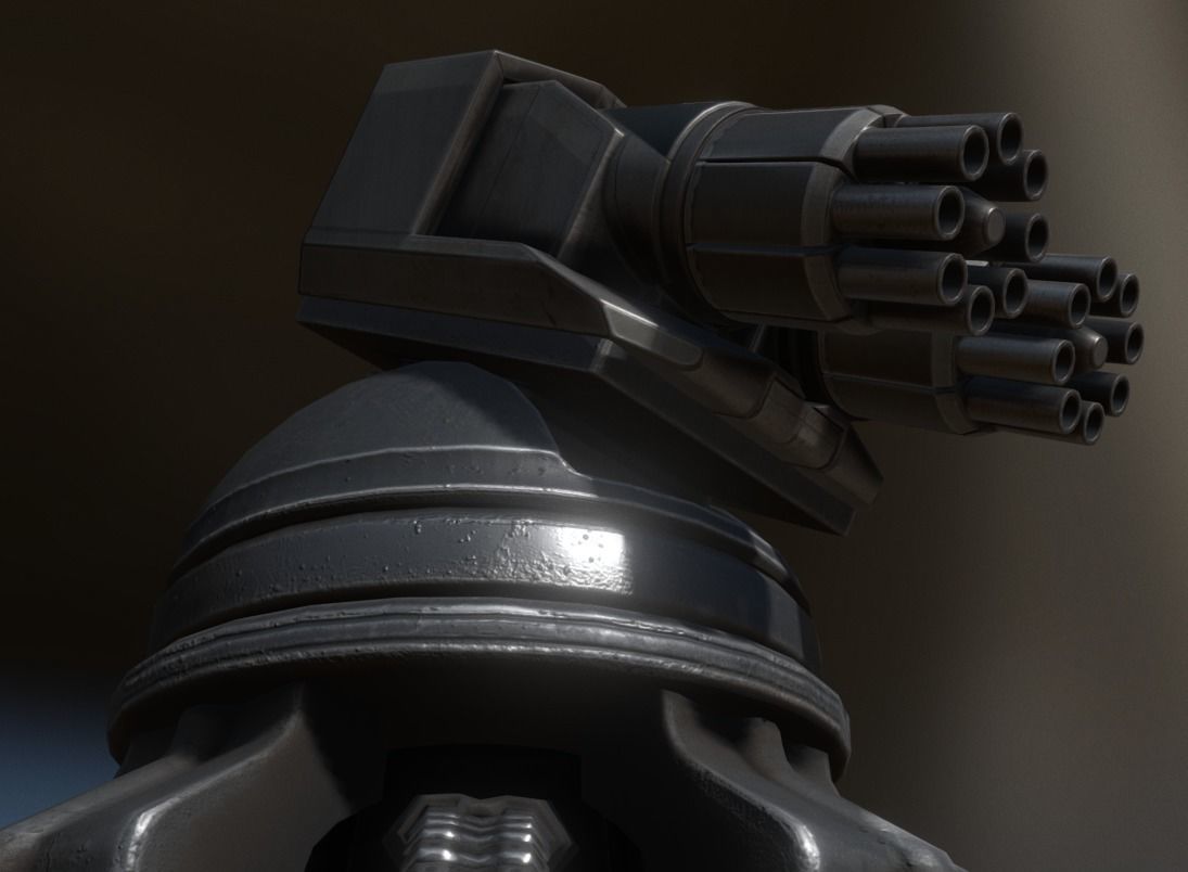 Futuristic Tower Collection Low-poly 3D model_154