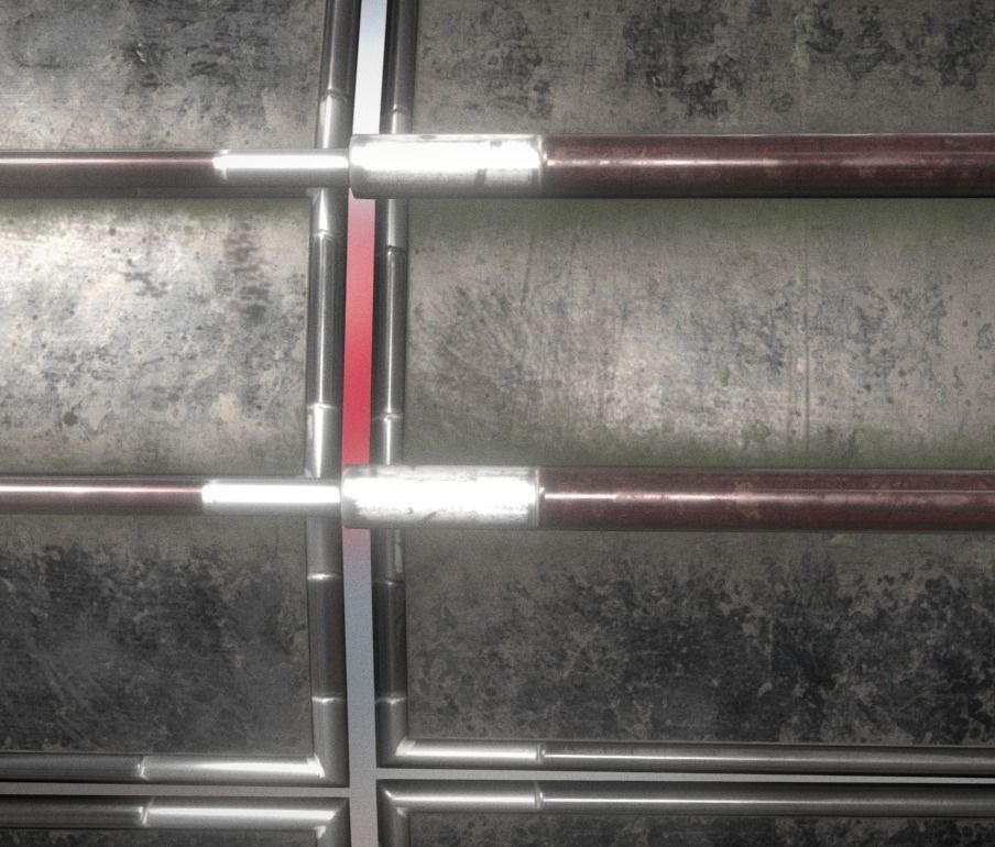 Futuristic Tower Collection Low-poly 3D model_180