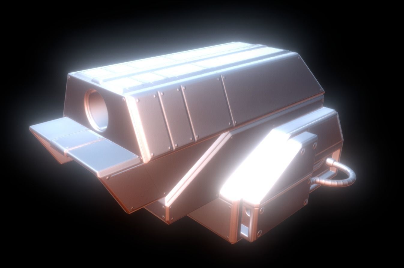 Futuristic Tower Collection Low-poly 3D model_178