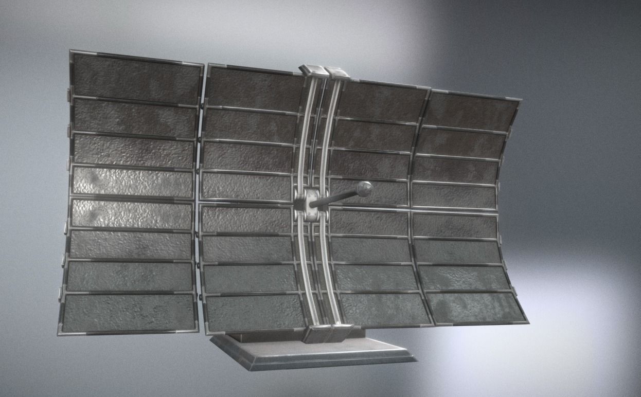 Futuristic Tower Collection Low-poly 3D model_181