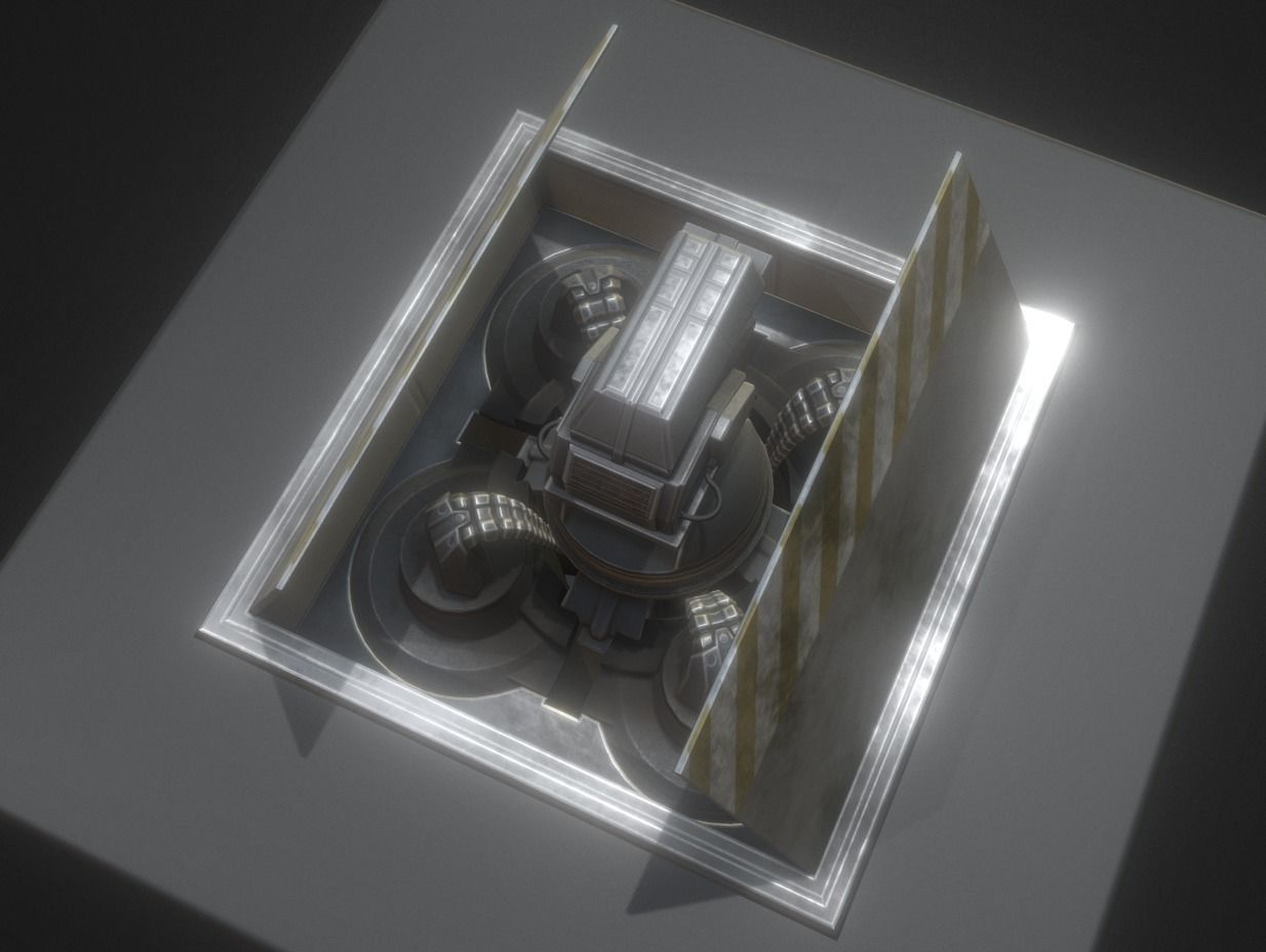 Futuristic Tower Collection Low-poly 3D model_68