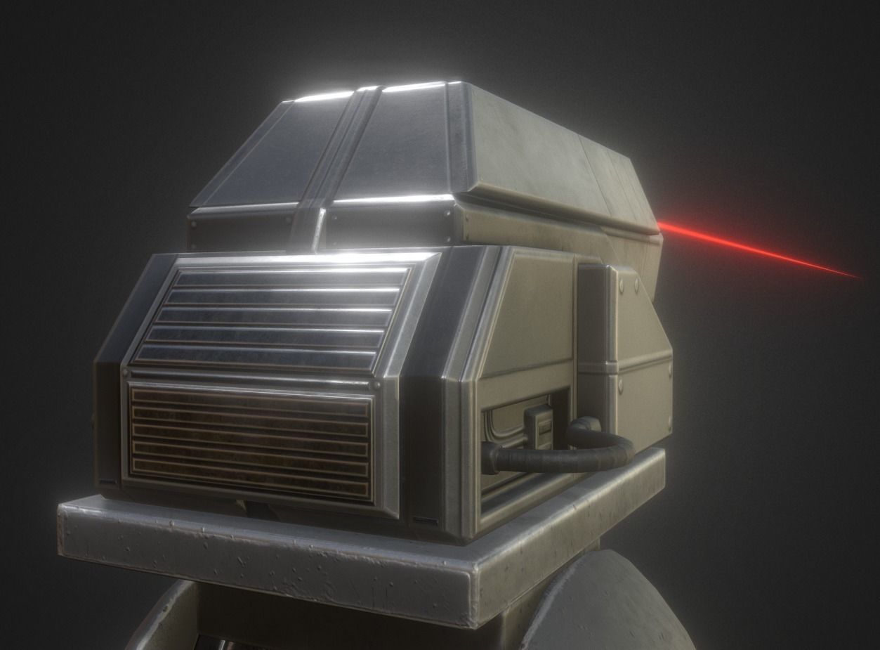 Futuristic Tower Collection Low-poly 3D model_24