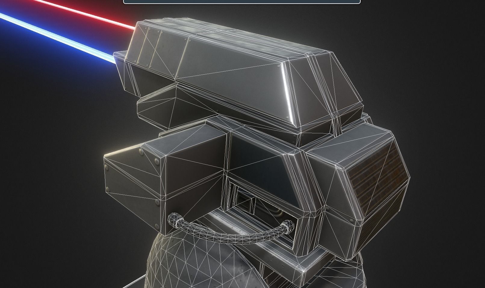 Futuristic Tower Collection Low-poly 3D model_42