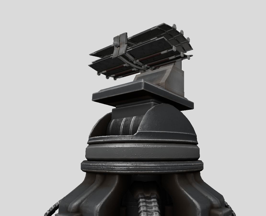 Futuristic Tower Collection Low-poly 3D model_75