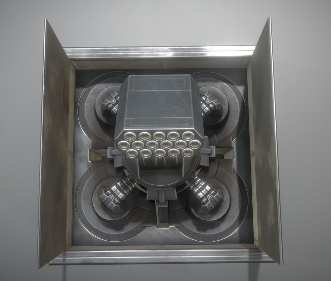 Futuristic Tower Collection Low-poly 3D model_118