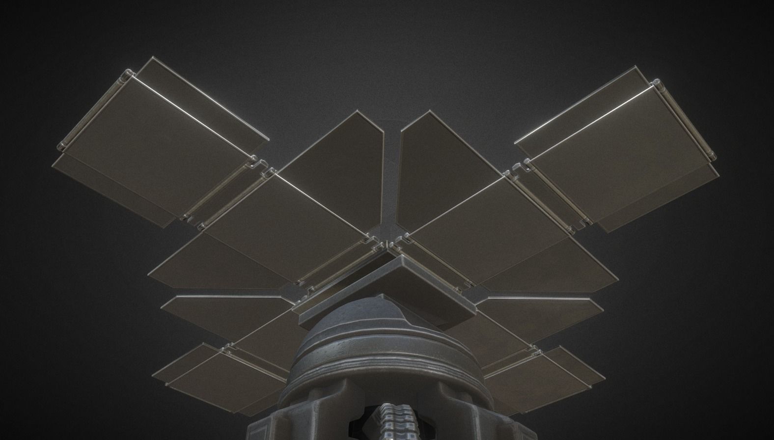 Futuristic Tower Collection Low-poly 3D model_65