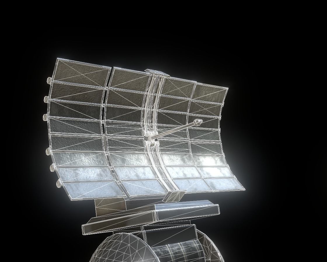 Futuristic Tower Collection Low-poly 3D model_31