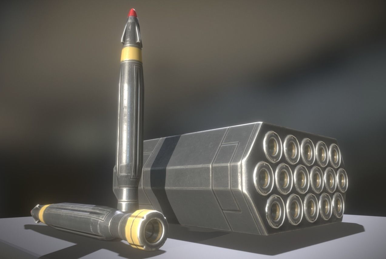 Futuristic Tower Collection Low-poly 3D model_188