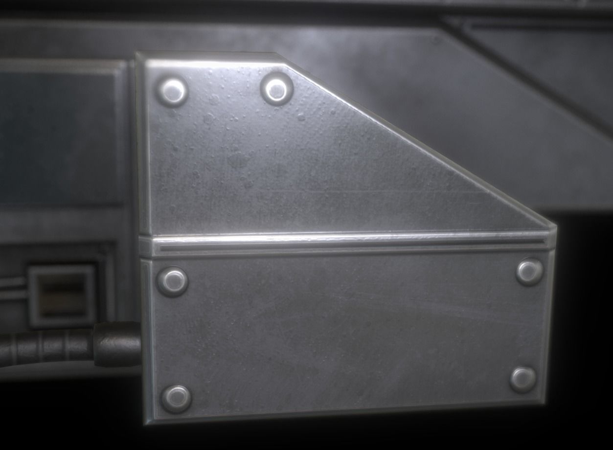 Futuristic Tower Collection Low-poly 3D model_173