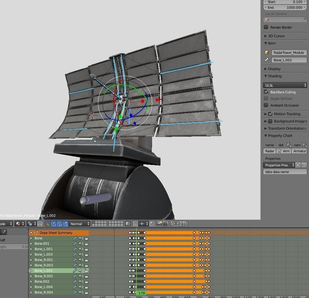 Futuristic Tower Collection Low-poly 3D model_53