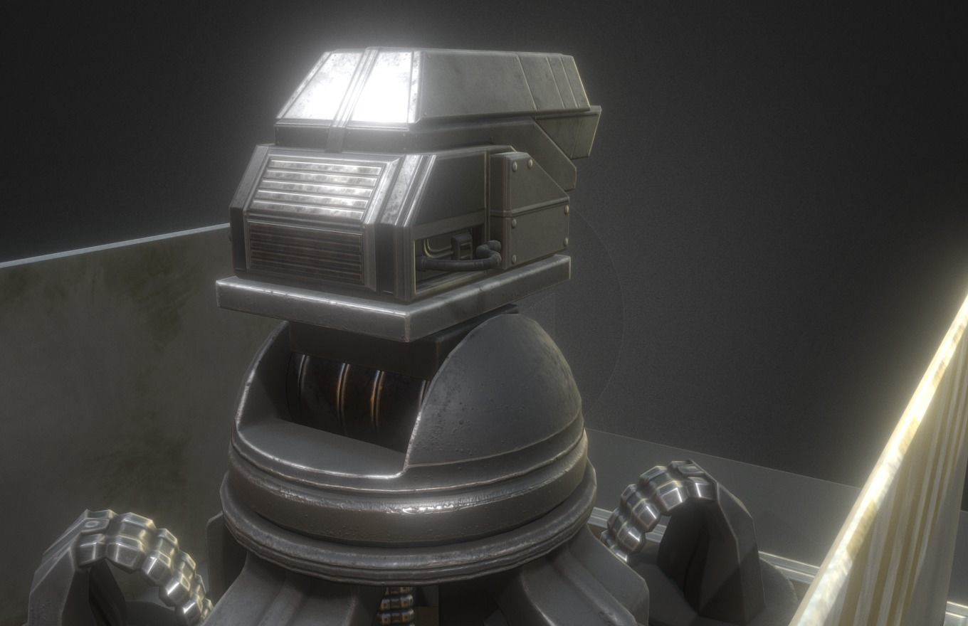 Futuristic Tower Collection Low-poly 3D model_153