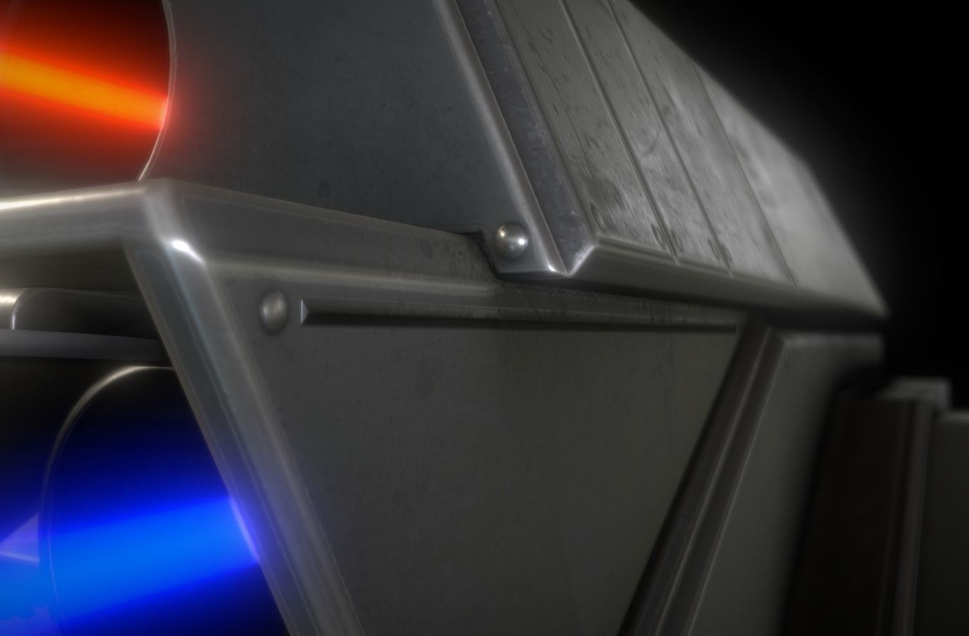 Futuristic Tower Collection Low-poly 3D model_169