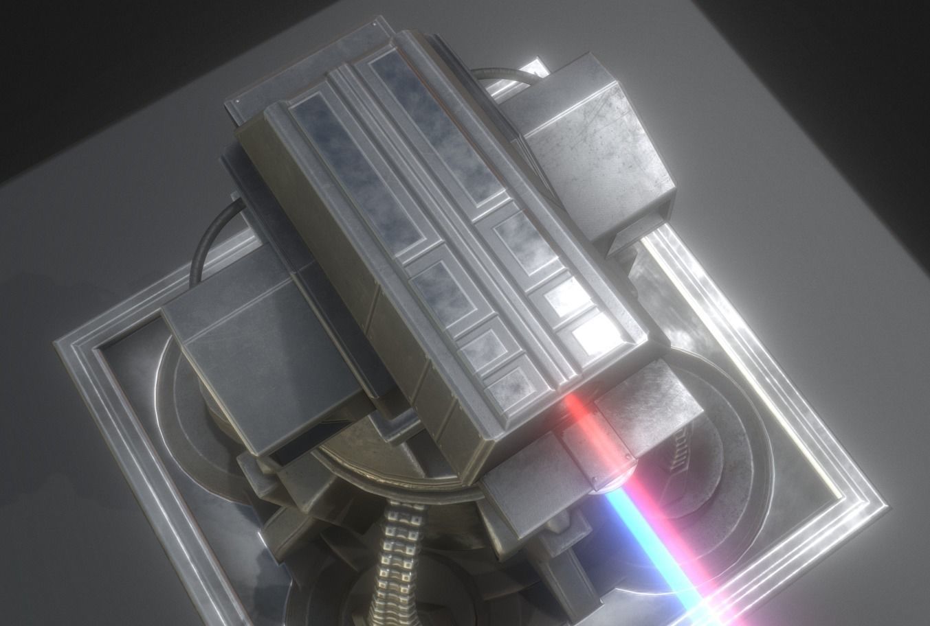 Futuristic Tower Collection Low-poly 3D model_32