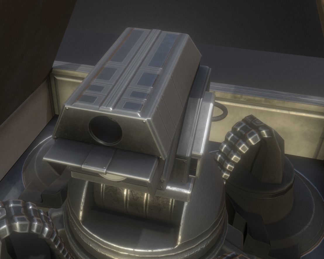 Futuristic Tower Collection Low-poly 3D model_135