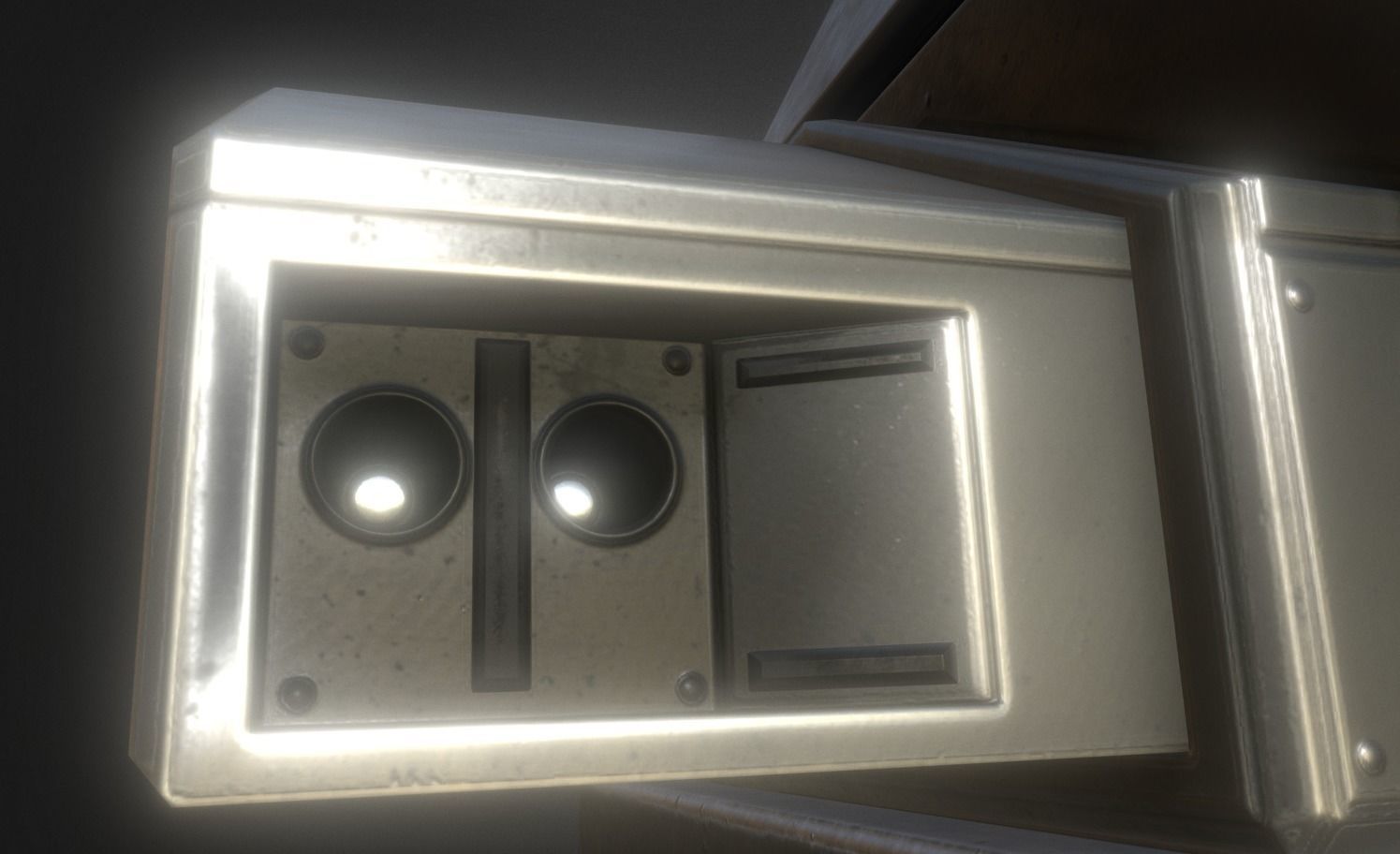 Futuristic Tower Collection Low-poly 3D model_40