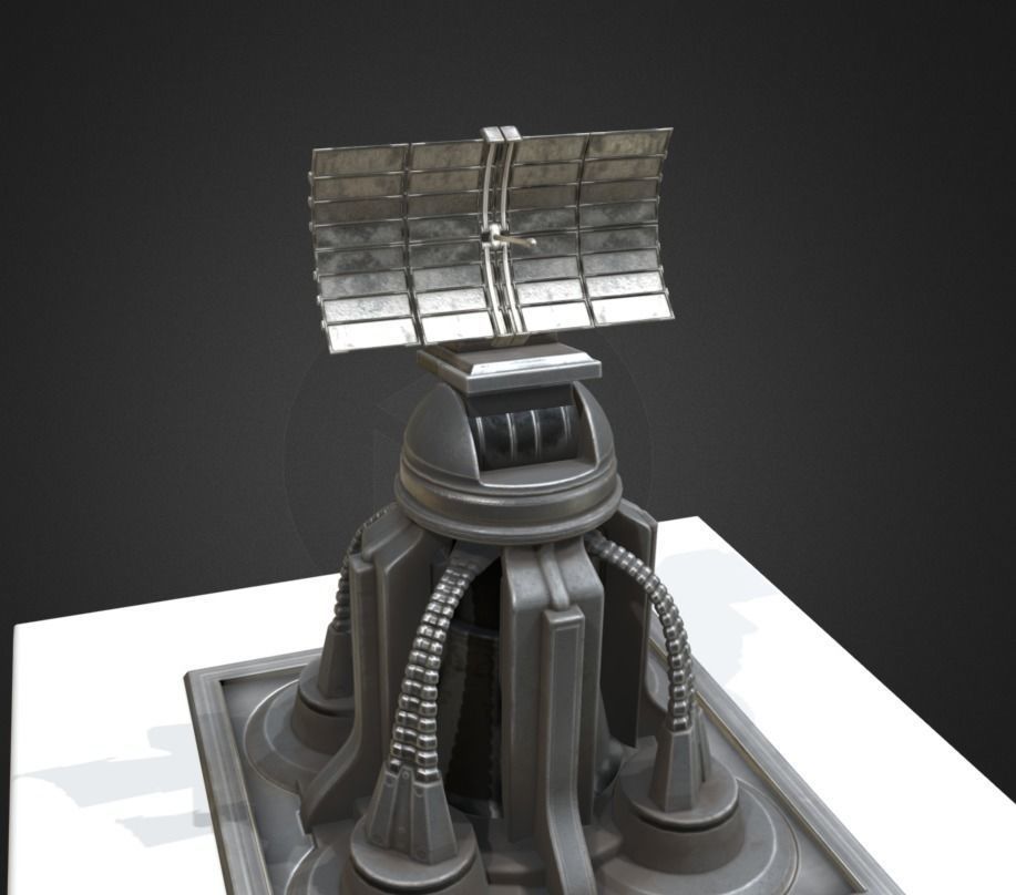 Futuristic Tower Collection Low-poly 3D model_59
