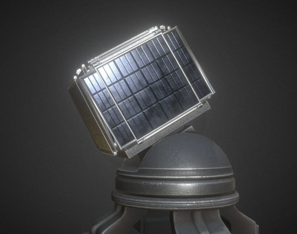 Futuristic Tower Collection Low-poly 3D model_112