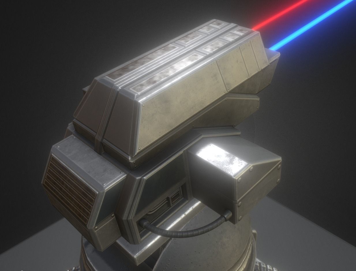 Futuristic Tower Collection Low-poly 3D model_33