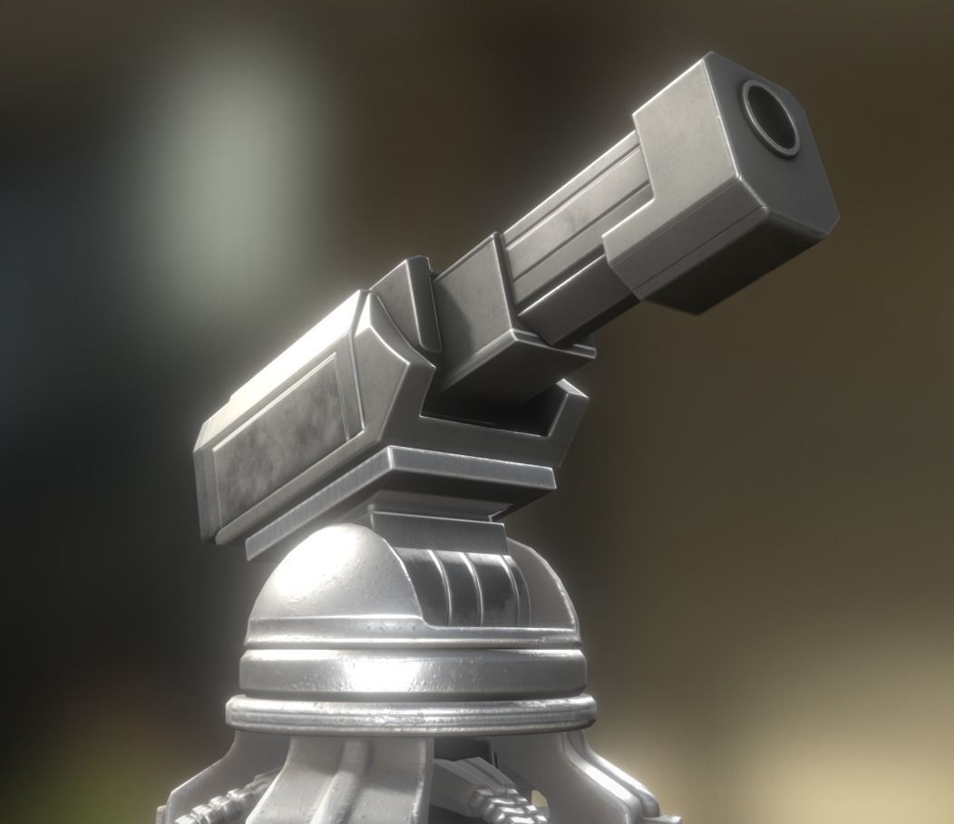 Futuristic Tower Collection Low-poly 3D model_56