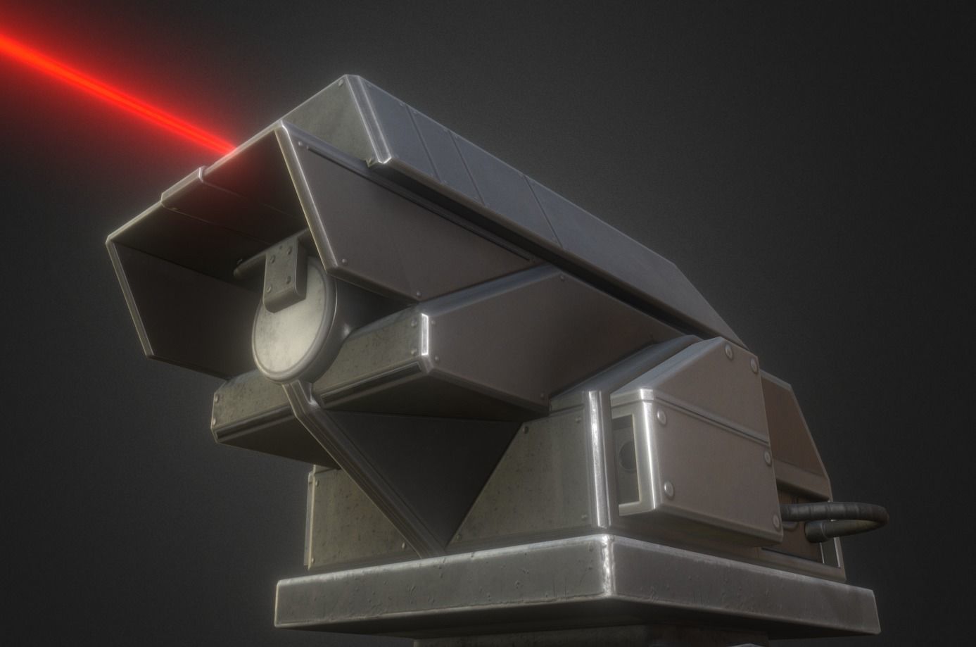 Futuristic Tower Collection Low-poly 3D model_26