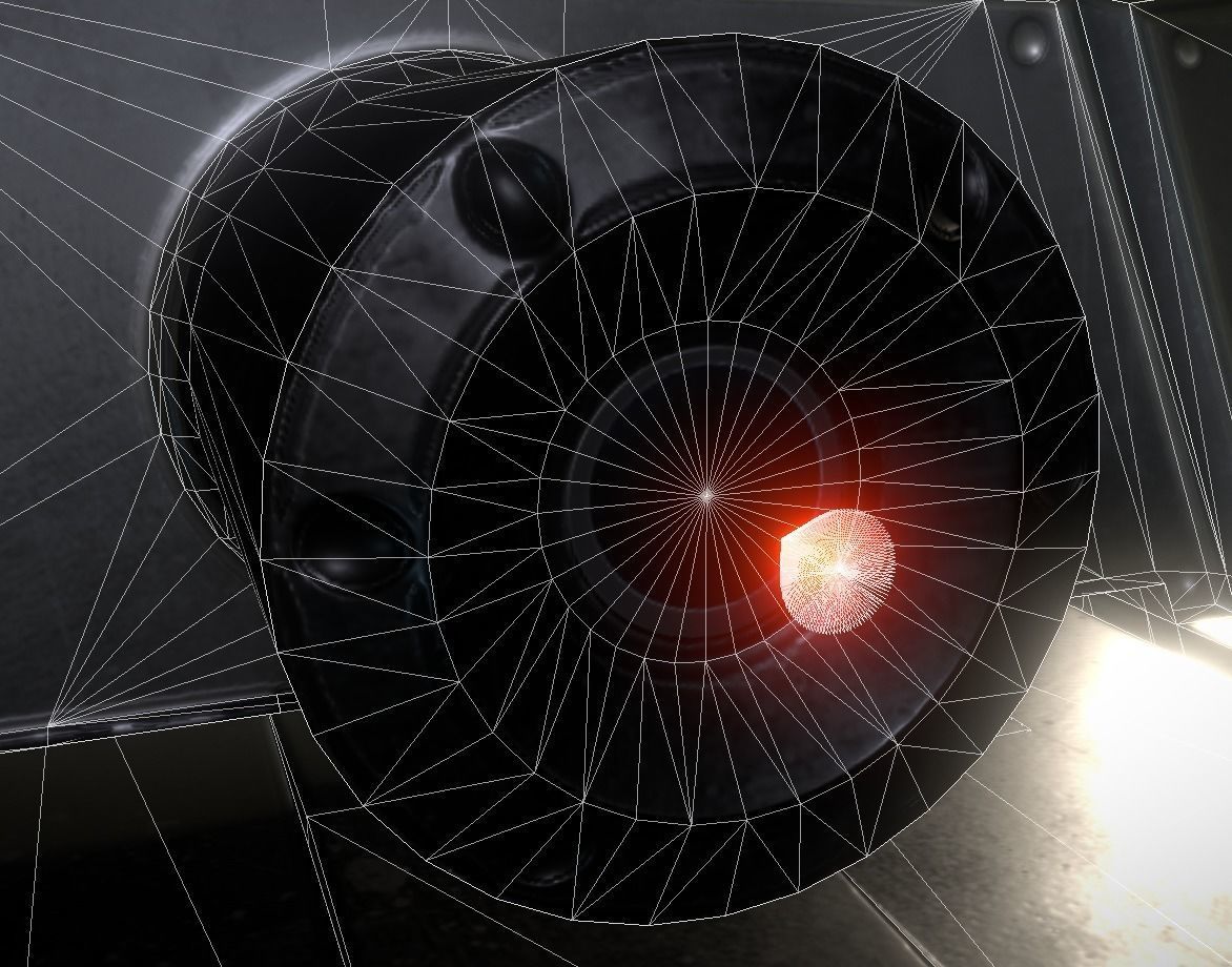 Futuristic Tower Collection Low-poly 3D model_177