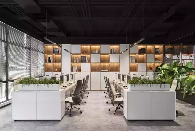  Office interior scene 25