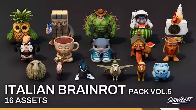 Italian Brainrot Pack VOL5