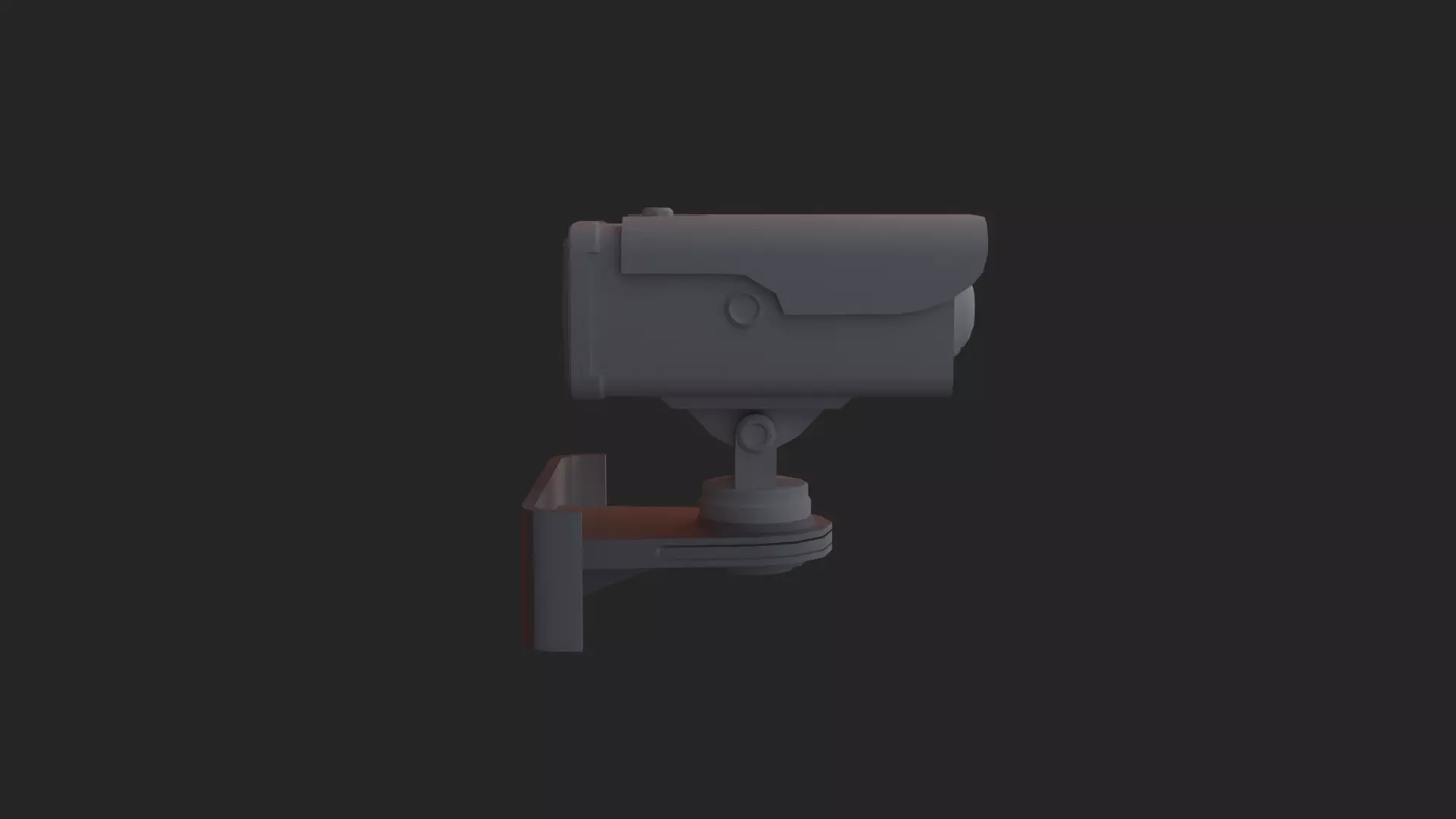 CCTV camera 3d model  Low-poly 3D model_11