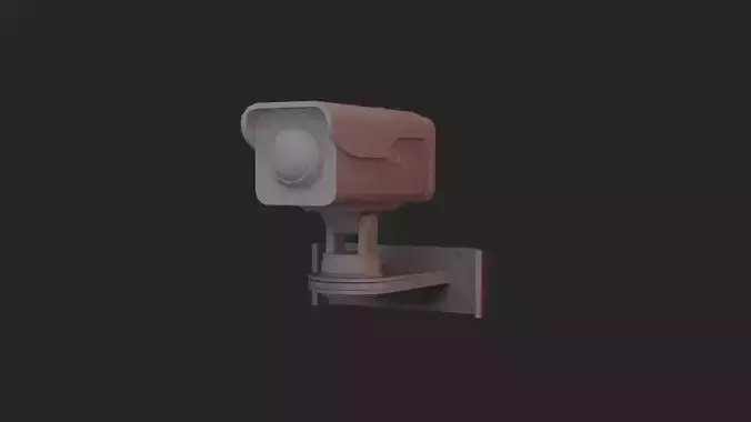 CCTV camera 3d model 
