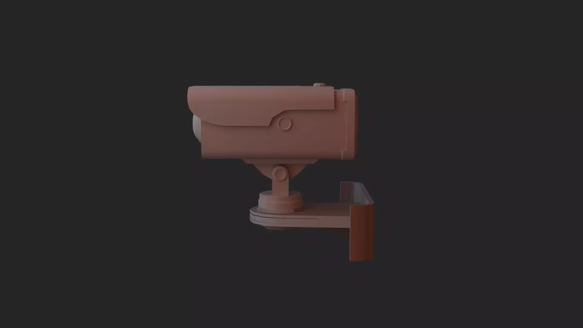 CCTV camera 3d model  Low-poly 3D model_10