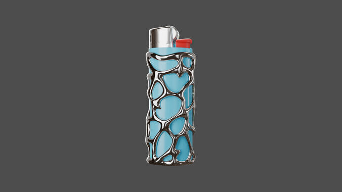 Bic lighter case Drip 3D print model