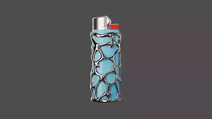 Bic lighter case Drip 3D print model