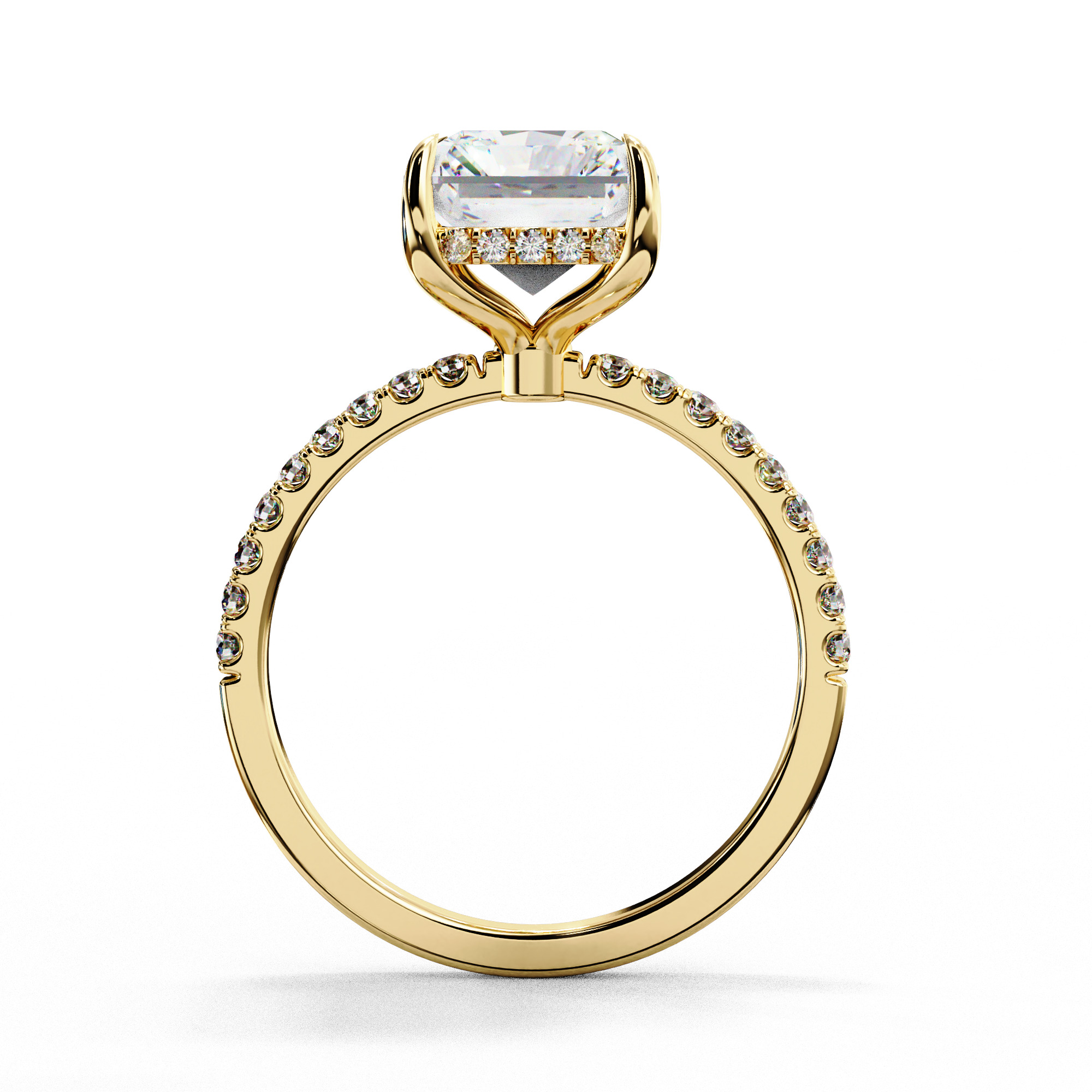 RADIANT DIAMOND RING -CAD-002 3D model_10
